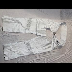 White leather Harley-Davidson chaps
